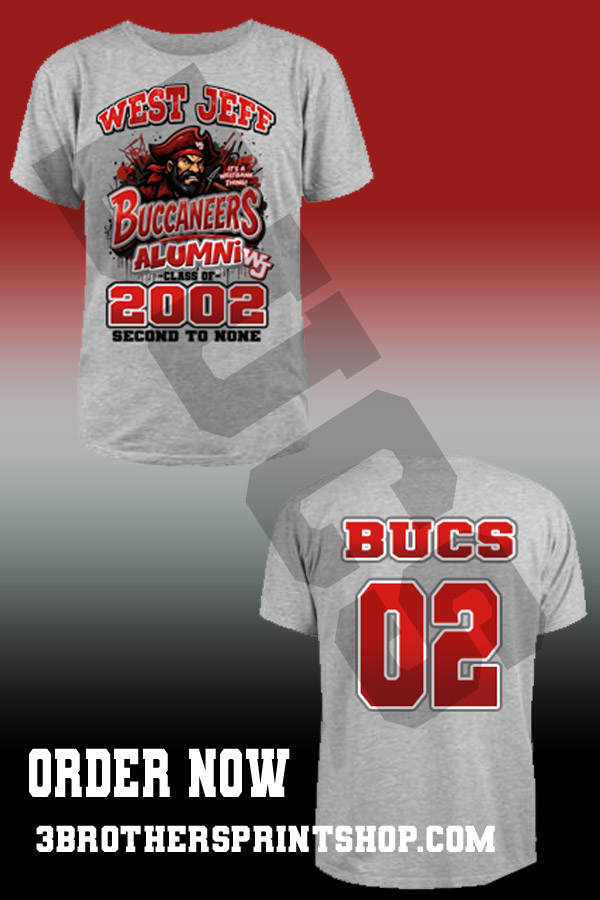 West Jeff Buccaneers Alumni Class Reunion Shirt